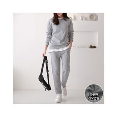 정품발송 코디제이 여자 겨울트레이닝복세트 W기모포시즌세트 밴딩팬츠 겨울트레이닝 남녀공용 데일리룩 세미팬츠 투피스 363984