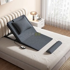腰部腿部背部起身輔助器陞降床墊 起床輔助器 起背 護理床墊 起床機 起床器 電動床墊, 1個, 75寬深灰色  短款 無扶手
