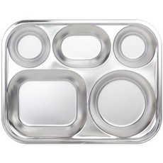 채원 스텐 유아식판 5칸3찬tae9+2piV