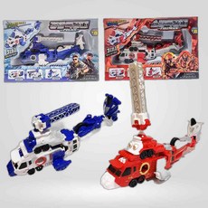 경찰소방특공대 3종 자동차 합체 헬기변신 크리스마스선물 장난감선물 원플러스원 자동차변시, 1개, 단일옵션