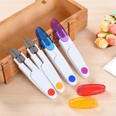 편리한 휴대용 뚜껑 쪽가위 재봉 실밥 캡 홈패션 수선 바느질 원단 패브릭 재단 보풀 절삭 미싱 조각 봉제 퀼트 옷 자수