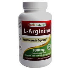 Best Naturals 胺基酸補充錠 1000mg, 120顆, 1罐