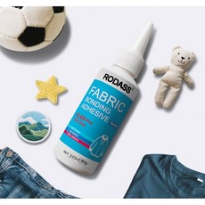 패브릭 접착제 마이티 멘드 잇 영구 액체 강력한 방수 및 세탁 가능 의류 수선 패치 접합 2.03 온스 1