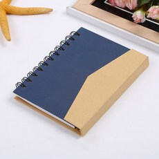 아트스케치 자석 볼펜수첩 유선 스프링수첩 블루, 1개