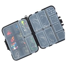 KUNZO 낚시 양면 미니 태클 박스, 1개