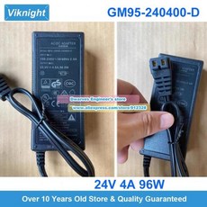 GM95-240400-D AC 어댑터 24V 4A 96W 노트북 충전기 차량용 냉장고 전원 공급, 01 China Mainland, 02 NO AC Cable