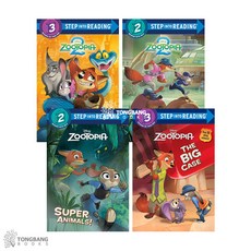 (영어원서) Step into Reading 2 3단계 : Disney ZOOTOPIA 리더스 4종 세트