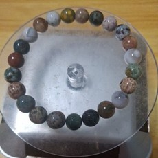 多寶幽靈圓珠手串，10mm圓珠設計，色彩豐富，時尚百搭，增添個人魅力, 1個