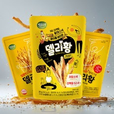 고단백 저당 델리황 2종 (버터맛3개+메이플버터맛3개) 라이트 황태스낵, 6개, 20g