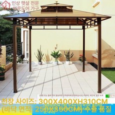 오유상점 방가로 방갈로 텐트 원두막 야외 농막 카페, 표준 모델 8 3x4 m 단일