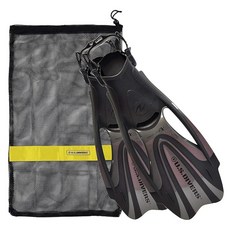 U.S. Divers FA278O1201S Proflex FX 스노클링 세트 남성 및 여성용 다이빙 오리발 메시 휴대용 가방 포함 스몰 사이즈 - 티타늄 그레이 4-7 레, U.S. Divers FA278O1201S Profle