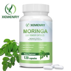 XEMENRY Moringa 葉粉膠囊 92種營養素/46種抗氧化劑, 60組