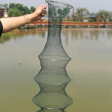 다층 구조 롱 낚시 그물망 다미 망 해양 사냥 그물 회수 깊이 조절 중장비 포획 도구, 그린