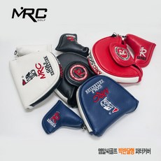 MRC GOLF 빅사이즈 반달형 투볼 퍼터커버 MG-PU02, 화이트