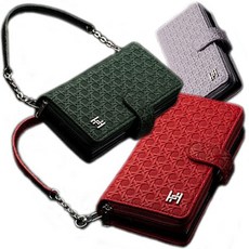 와이드7 케이스 rffi패턴 갤럭시 M15 지퍼, 블랙