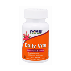 NOW Foods 日常綜合維他命礦物質錠, 100顆, 1罐