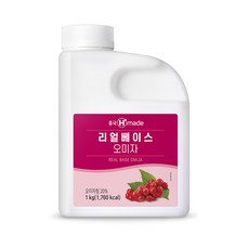 흥국 리얼베이스 오미자 1kg, 1L, 3개