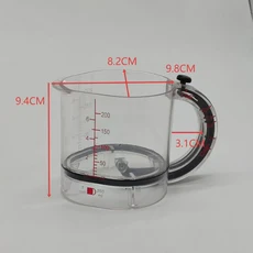 올인원 조절식 계량컵 통합형, 01 transparent