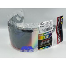 【安全屋】日本 TS ARAI VAS-V RX-7X 電鍍鏡片 RAPIDE-NEO 彩片 3D鏡片, 1個, 半墨-電鍍藍
