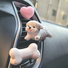달리는 말티즈 석고방향제 디퓨저 강아지 자동차 새차 선물, 말티즈 석고방향제 ( 아쿠아키스 )