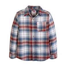 매장정품 LEVI'S 리바이스 LEVIS KIDS 트윌 체크셔츠 (주니어) 레드 V253SH386P 990717
