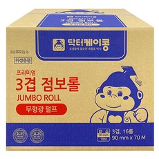 닥터케이콩 점보롤 3겹 16롤, 16개입, 1개