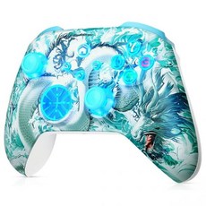 Bonadget RGB Xbox 컨트롤러 무선 PC/Xbox용 게임 터보 기능 117432, Bonadget RGB Xbox 컨트롤러 무선 PC/X, 1개