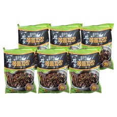 풀무원 직화 볶음 짜장 2인분 512.8g, 6개