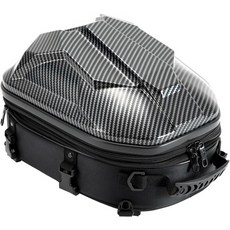 SUNPIE 모터사이클 테일백 15L-20L 확장형 백팩 헬멧백 ABS 하드쉘 방수 보관 가방 가능한 이중 사용 수하물 배낭탄소, Carbon