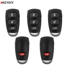 5개/묶음 Keydiy KD B20 범용 리모컨 키 시리즈 3/4 버튼 미니 프로그래머용 자동차, 02 5pcs B20-4