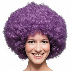 파티처럼 할로윈 파티소품 파티가발 빅점보 [빅점보 퍼플], 1개