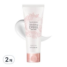잇츠스킨 시크릿 솔루션 웨딩드레스 퓨어 톤업크림 100ml, 화이트, 2개