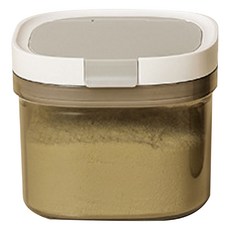 桃園秒出貨 奶粉分裝盒 密封罐真空 奶粉密封罐 保鮮盒 透明收纳盒 副食品分裝盒 密封盒, 避光茶色【800ML】送磁吸匙, 1個