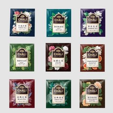 찰리 티백 차 재스민 자스민 포도 복숭아 우롱차 허브티, 10 종류 각 1 팩, 1개