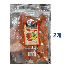 미국 트레이더조 Trader Joe's Chile Spiced Mango 칠리 스파이스 말린 슬라이스 망고, 2개