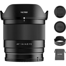 소니 E 마운트용 빌트록스 16mm F1.8 FE 렌즈 소니 E 마운트 미러리스 카메라 알파 a7용 대형 조리개 F1.8 오토 포커스 풀 프레임 광각 렌즈II a7III a7R, 14mm F4.0 (Full Frame)