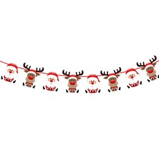 聖誕節慶裝飾 節慶聖誕旗 拉旗 吊旗 彩旗 聖誕用品 佈置 掛飾, 多種顏色, 1個