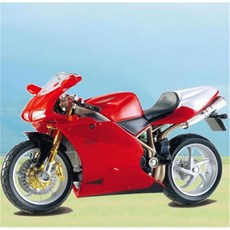 11458669 다이캐스트 모델 모형 수집품 컬렉션 1/18에 적합한 두카티 998 R 컬렉터용 취미 바이크, 레드/XL