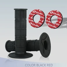 오토바이 핸들 그립 도넛 세트 자전거 모토크로스 더트 피트 KTM CR XR YZ WR RM KLX 22mm 24mm, 03 Black Red