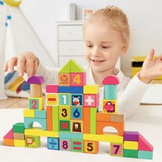 유아 원목 블록 숫자 도형 소근육 발달 놀이 블럭 OC_0401TG