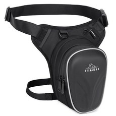 [ 959358 ] 선픽 남성용 레그 백 패니 팩 여성용 야외 허벅지 가방 오토바이 라이딩 크로스바디 백팩 블랙 패니어