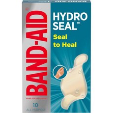 Band-Aid 얼굴용 반창고 브랜드 하이드로 씰 여드름 패치 비매약 잡티 패치는 체액을 흡수하고 여드름을 보호 7가지 패치를, 10 Count (Pack of 1)