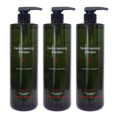1+1+1 엠코스메틱 훼밀리 클렌징 샴푸 1000ml/두피샴푸/모발건강, 1L, 1개
