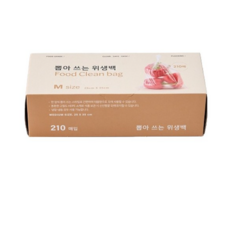 모던하우스 데일리 뽑아쓰는 위생백 25cm x 35cm, 중(M), 210개입, 3개