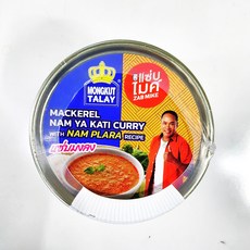고등어 남야 카티 커리 MACKEREL NAM YA KATI CURRY WITH NAM PLARA ZAB MIKE, 2개, 110g