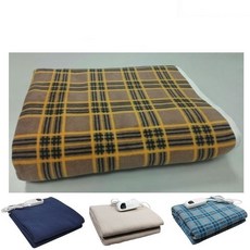 BESTECH 微電腦溫控電熱毯, 單人80×160公分,黃格紋