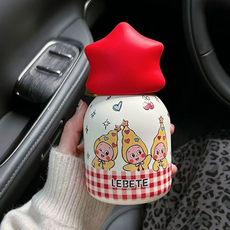 Ait 별보양 보온 보냉 보틀 텀블러, 레드, 2개, 300ml