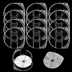 UMD 교체용 12Pcs DVD CD 케이스 5mm 더블 클리어 게임 디스크 보관 PSP 1000 2000 3000용 쉘