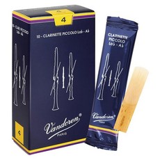 Vandoren CR134 Ab 클라리넷 전통 리드 강도 4; 10개 박스, 강도 4