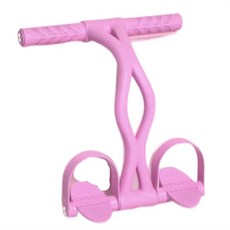 곧은 일자다리 만들기 무릎 펴기 스트레칭 운동 윗몸일으키기 탄성 로프 밴드 홈트, 분홍, 분홍, 1개